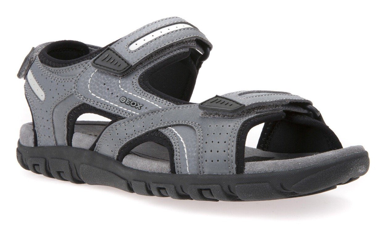 Geox UOMO SANDAL stone-hellgrau Sandale Trekking-Look im STRADA