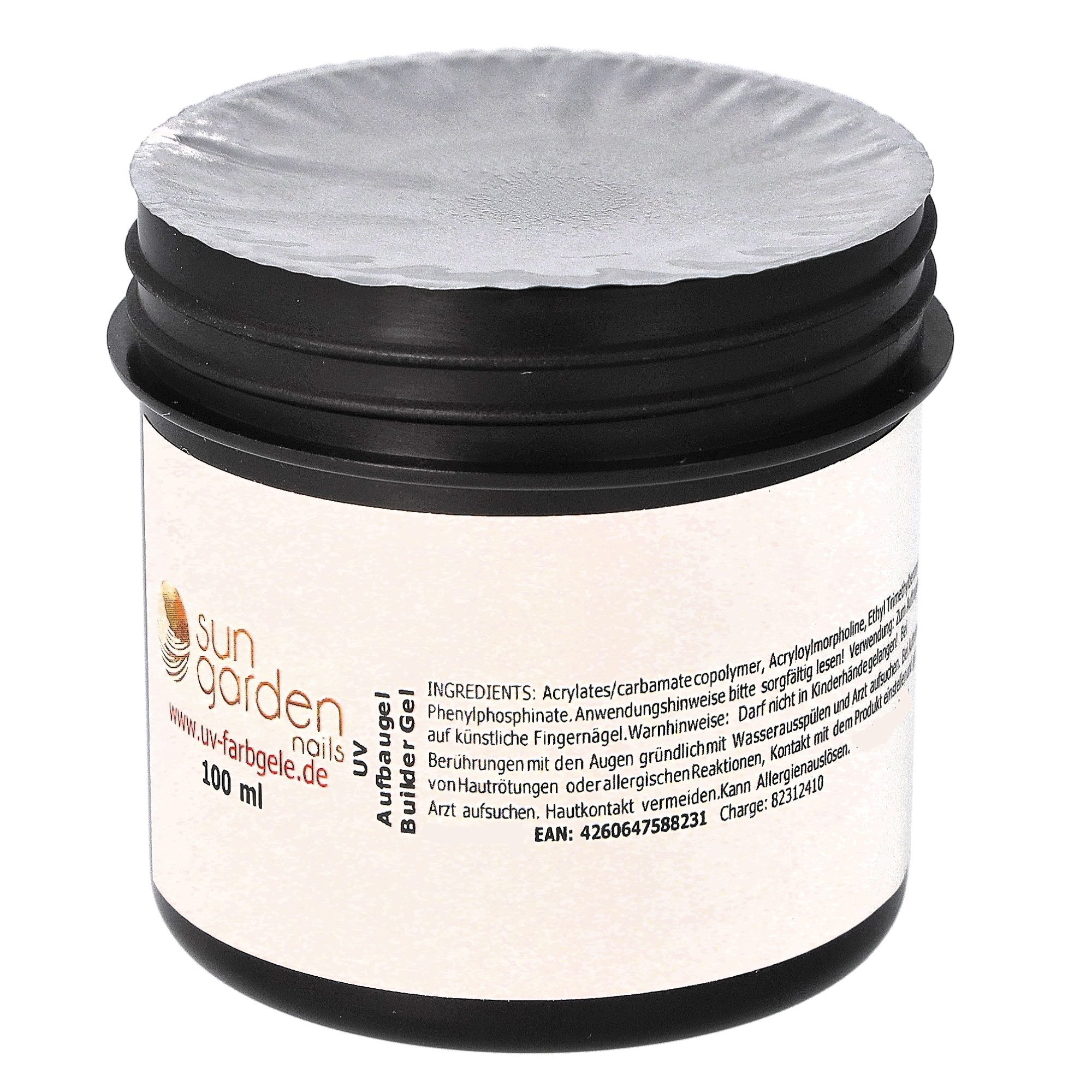 Sun Garden Nails UV-Gel 100ml UV Classic Gel - Aufbaugel Klar, Dieses Aufbaugel eignet sich für Stilettos, Schablonentechnik