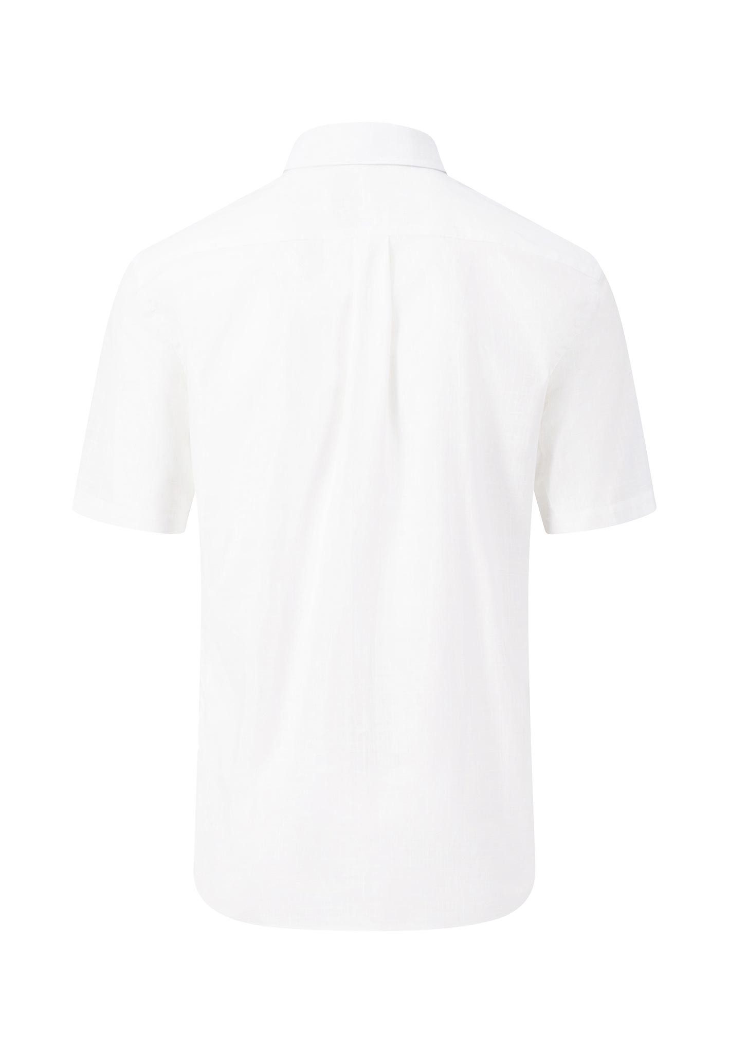 FYNCH-HATTON Kurzarmhemd Summer Slub Solids, B.D., 1/2 white günstig online kaufen