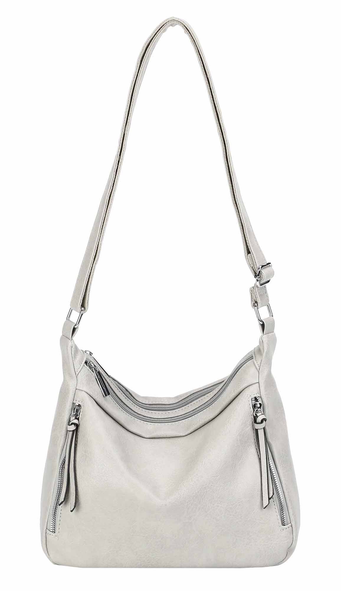 ITALYSHOP24 Schultertasche Damen Tasche Shopper Crossbody Handtasche Umhäng günstig online kaufen