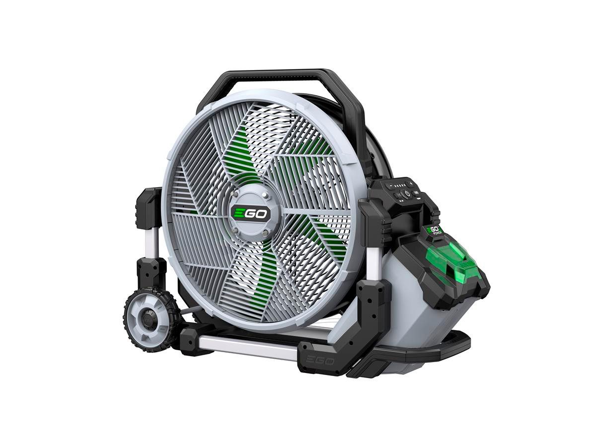 EGO POWER PLUS Standventilator FN1800E, Kühlflächenkapazität von 50 m², zwei Verdunstungskältemodi