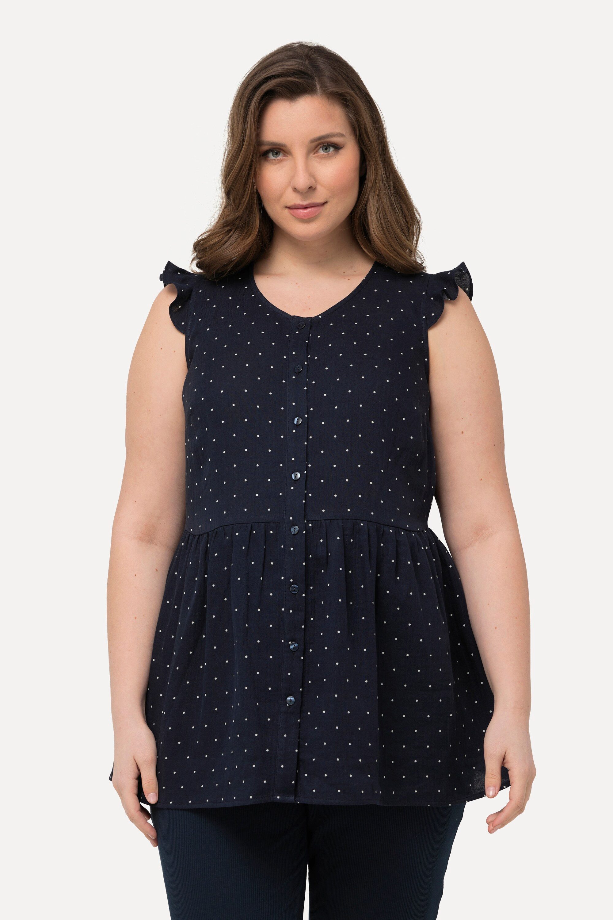 Ulla Popken Spitzenbluse Bellieva Top A-Linie günstig online kaufen