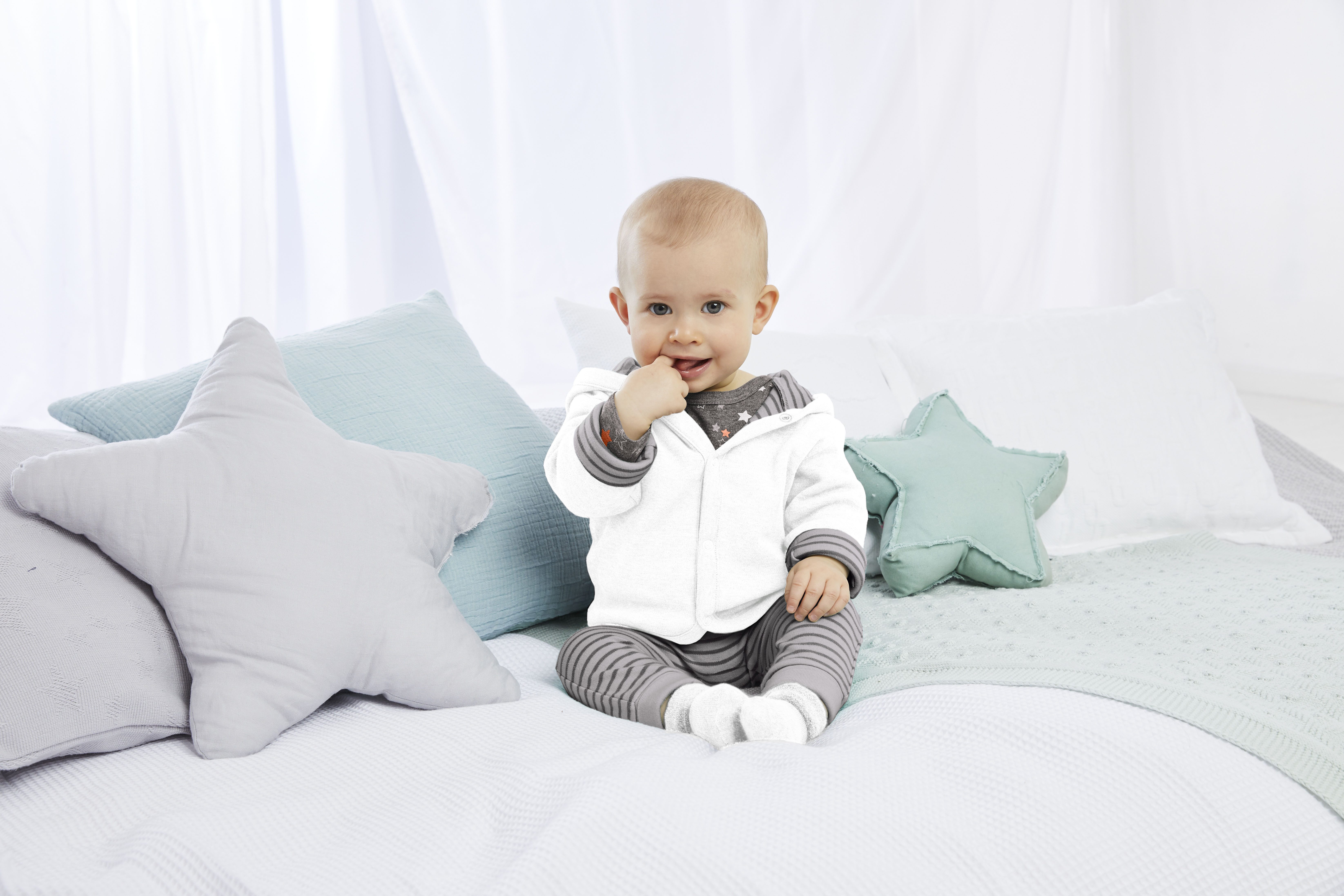 KIDSWORLD Starter Pack, 8-piece Baby Set - NEW COLLECTION (Set, 8-piece, 8), Baby Set made of organic cotton