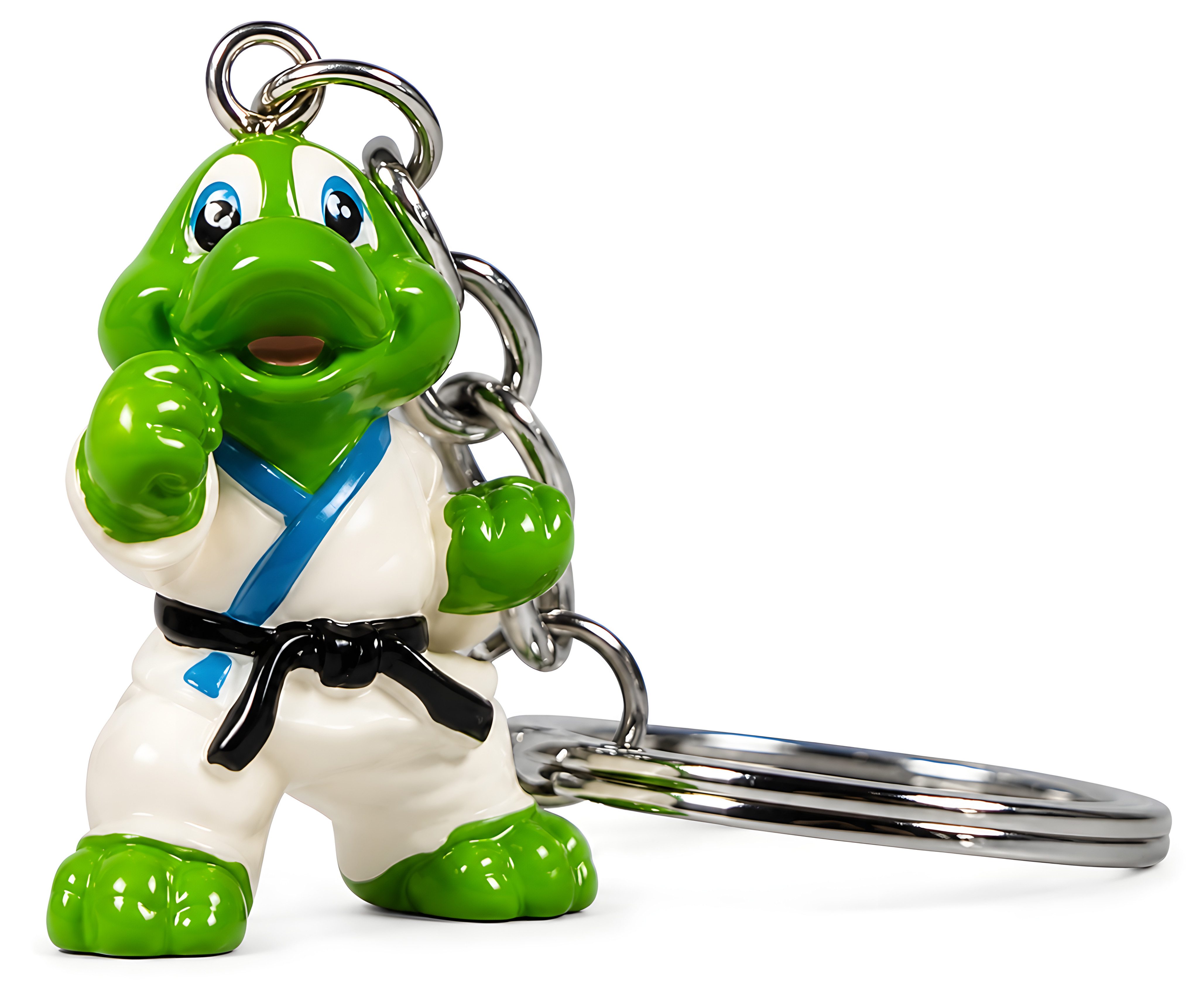 BAY-Sports Schlüsselanhänger Kampf- Drache Geschenk Kampfsport Kinder Karate Taekwondo (Kids und Erwachsene, Schildkröte, Krokodil), Karateanzug, Karategürtel, Judo, Kickboxen, Kung Fu