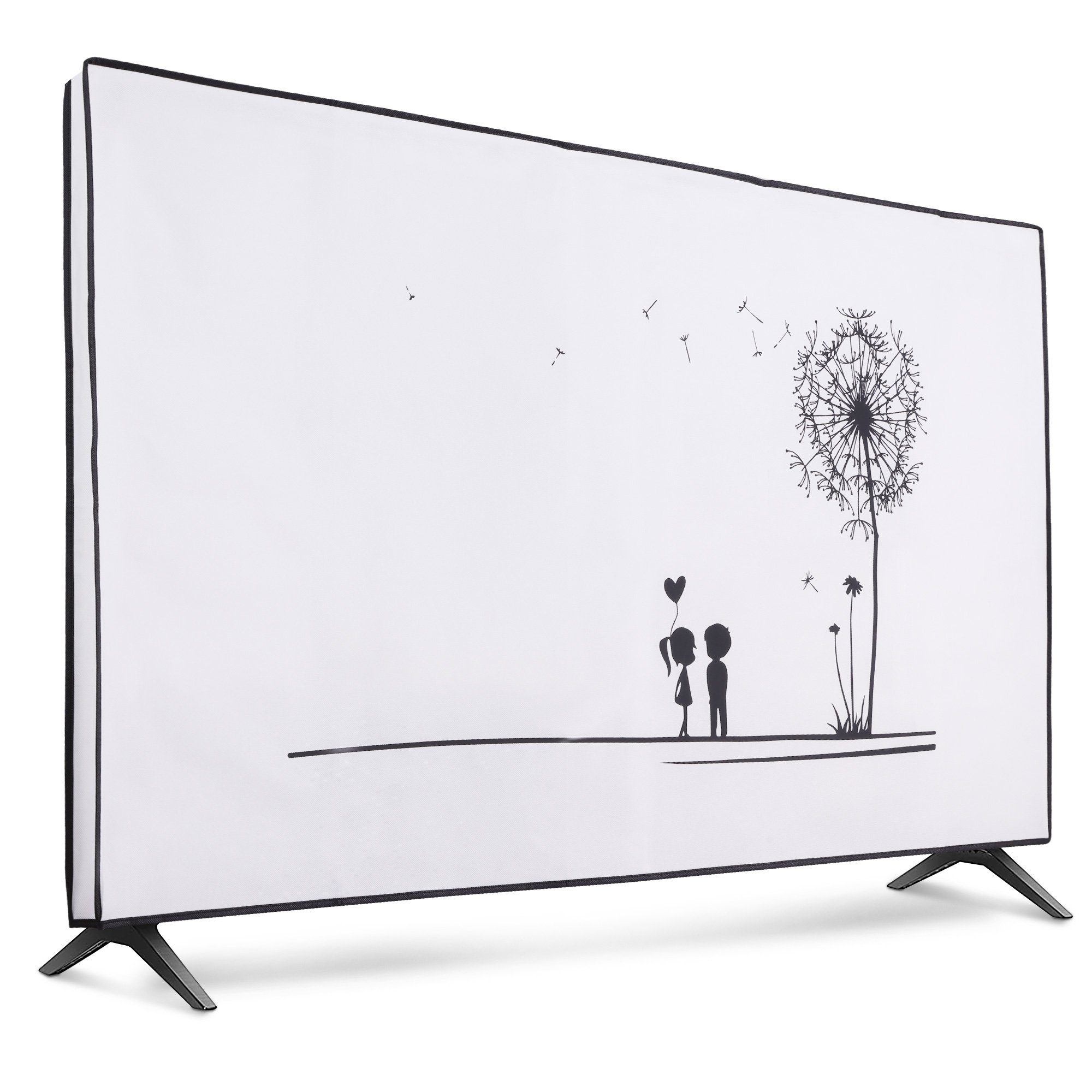 kwmobile Etui 55" TV Hülle - Fernseher Bildschirmschutz Abdeckung - TV Bild günstig online kaufen