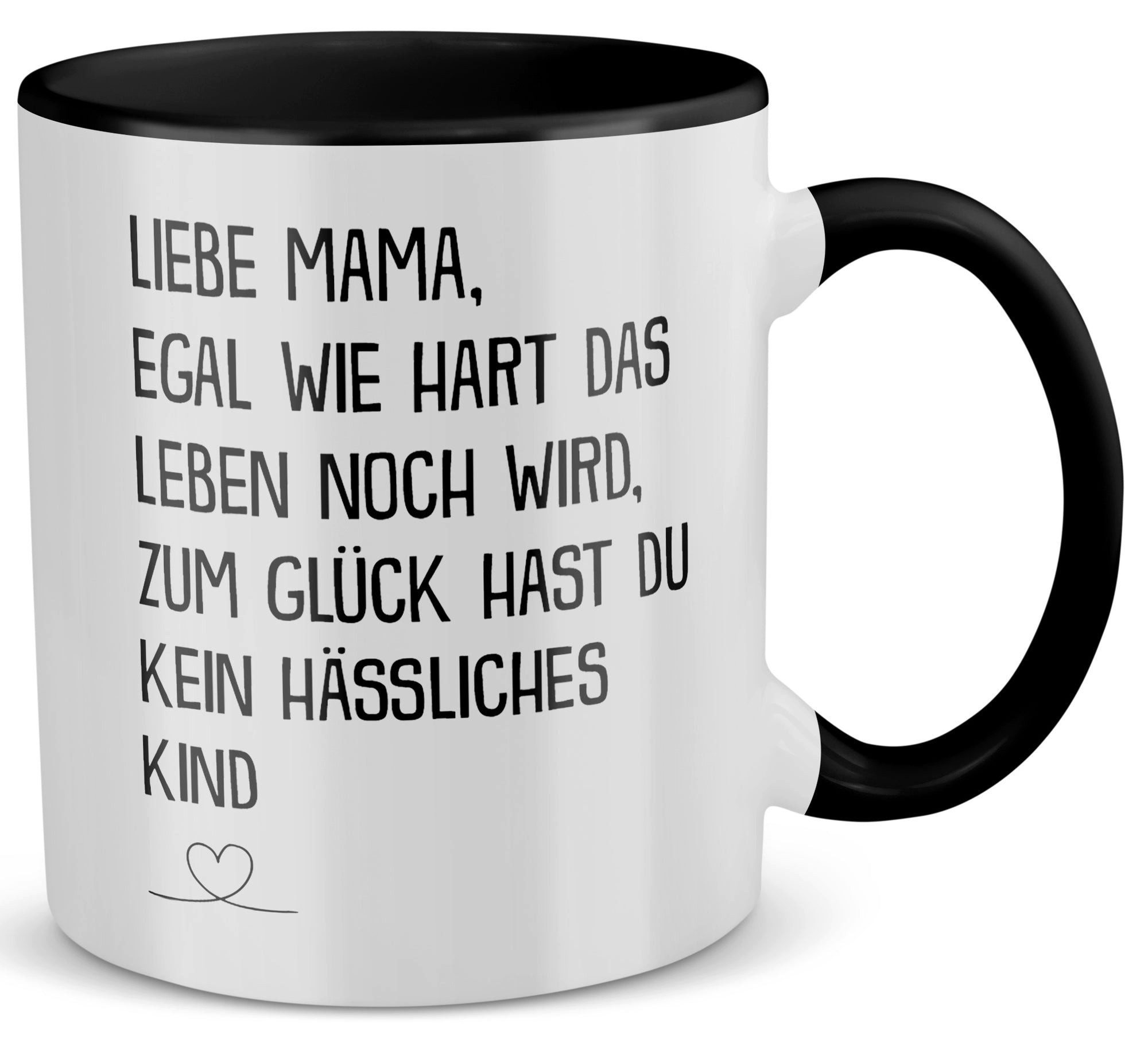 22Feels Tasse Mama Geschenk Muttertag Mutter Geburtstag Kaffee Frauen Weihnachten, Keramik, Made in Germany, Spülmaschinenfest, Zweifarbig