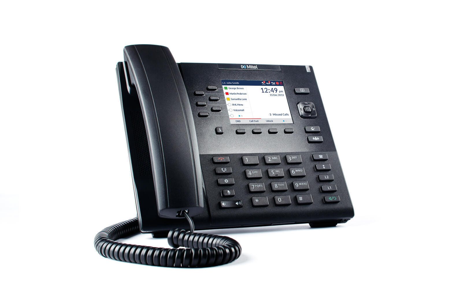 Mitel MITEL 6867i VoIP SIP Telefon ohne Netzteil 5000682 Kabelgebundenes Telefon