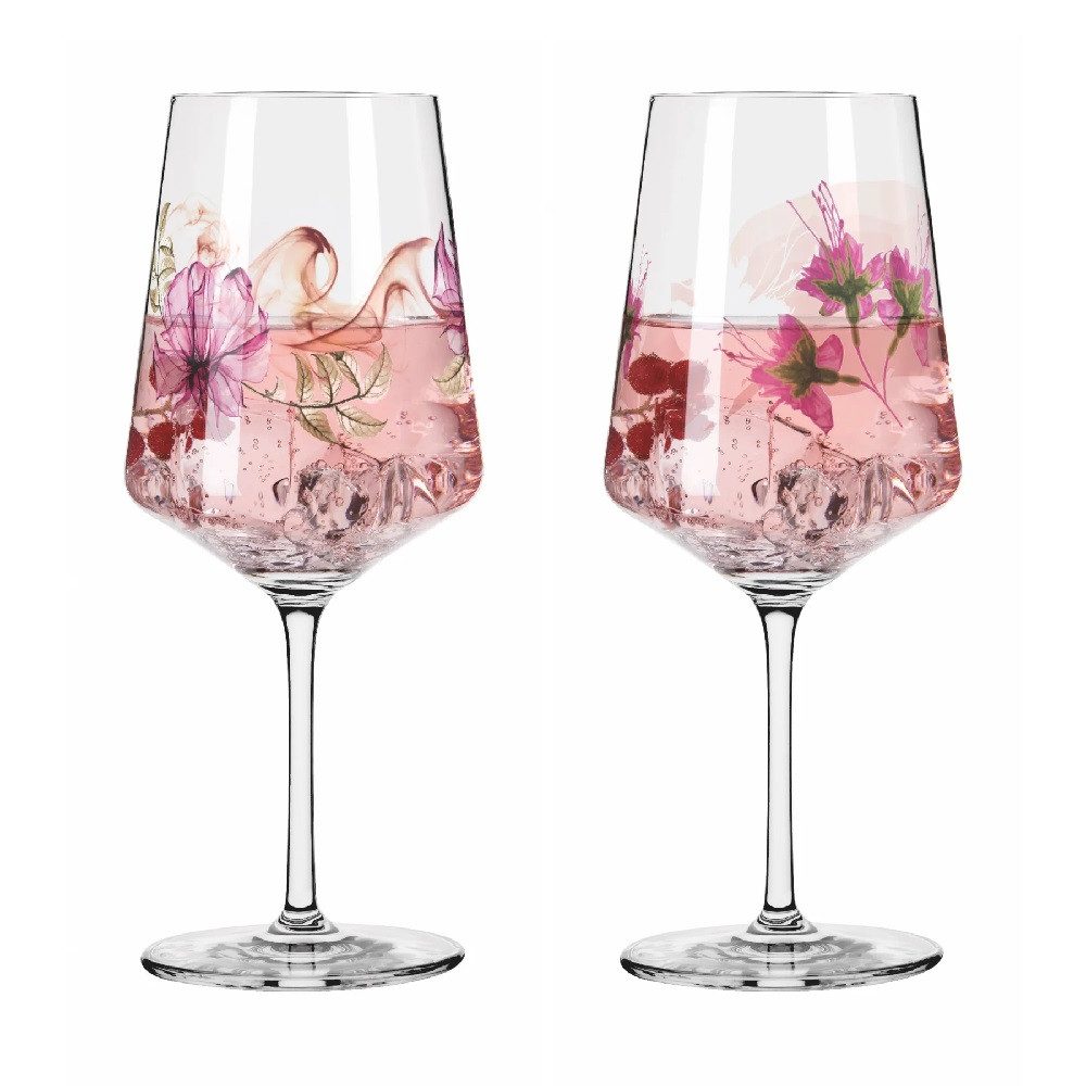 Ritzenhoff Cocktailglas Ritzenhoff Sommersonett Sprizz 2er #7 #8 vonRüden/Eikler F22, Kristallglas