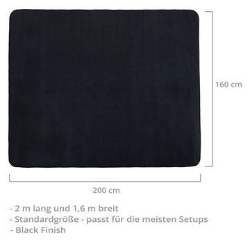 Teppich DTB-1620 Drum Teppich - Schlagzeugteppich - 160 x 200 cm, Stagecaptain, Rechteckig, Dicht gewebte Oberfläche - Rutschfeste Unterseite