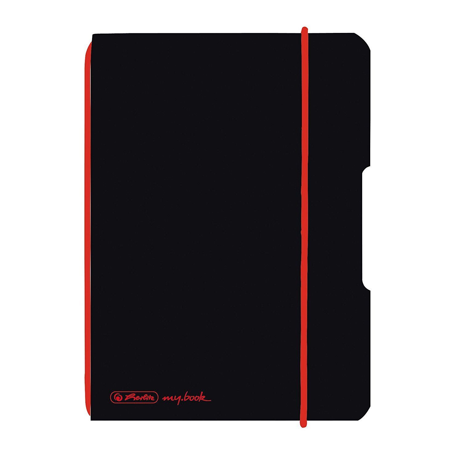 Notizheft Herlitz Notizheft / A6 / flexibel / 40 Blatt / kariert / Farbe: schwar