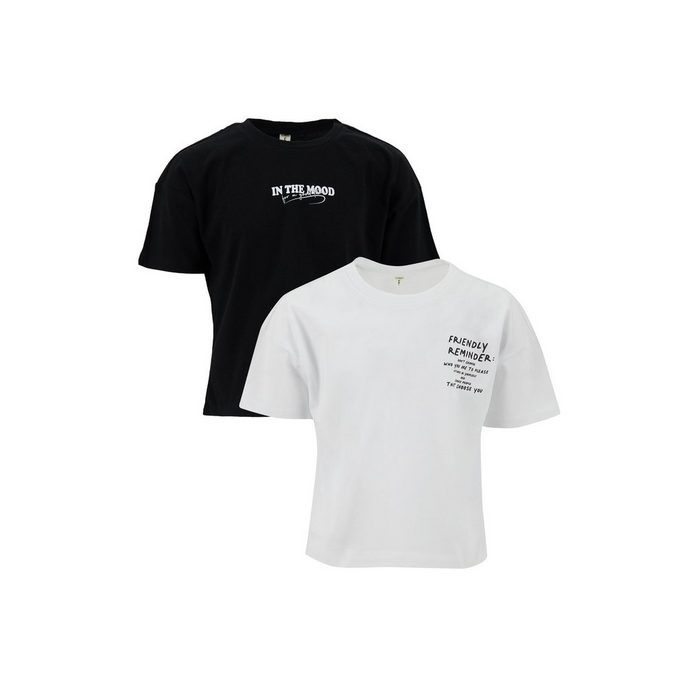 DeFacto T-Shirt Mädchen T-Shirt REGULAR FIT (Packung 2-tlg)