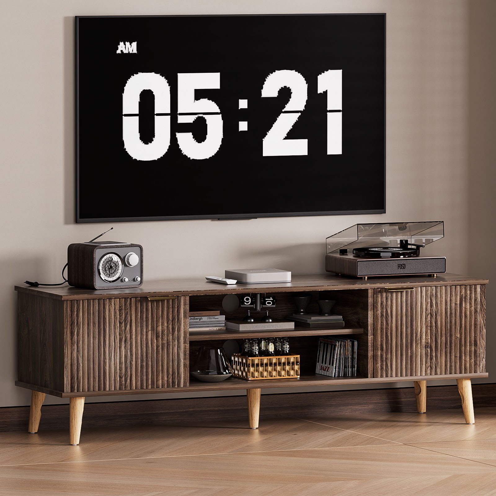 Yorbay Lowboard TV Schrank stehend, für günstig online kaufen