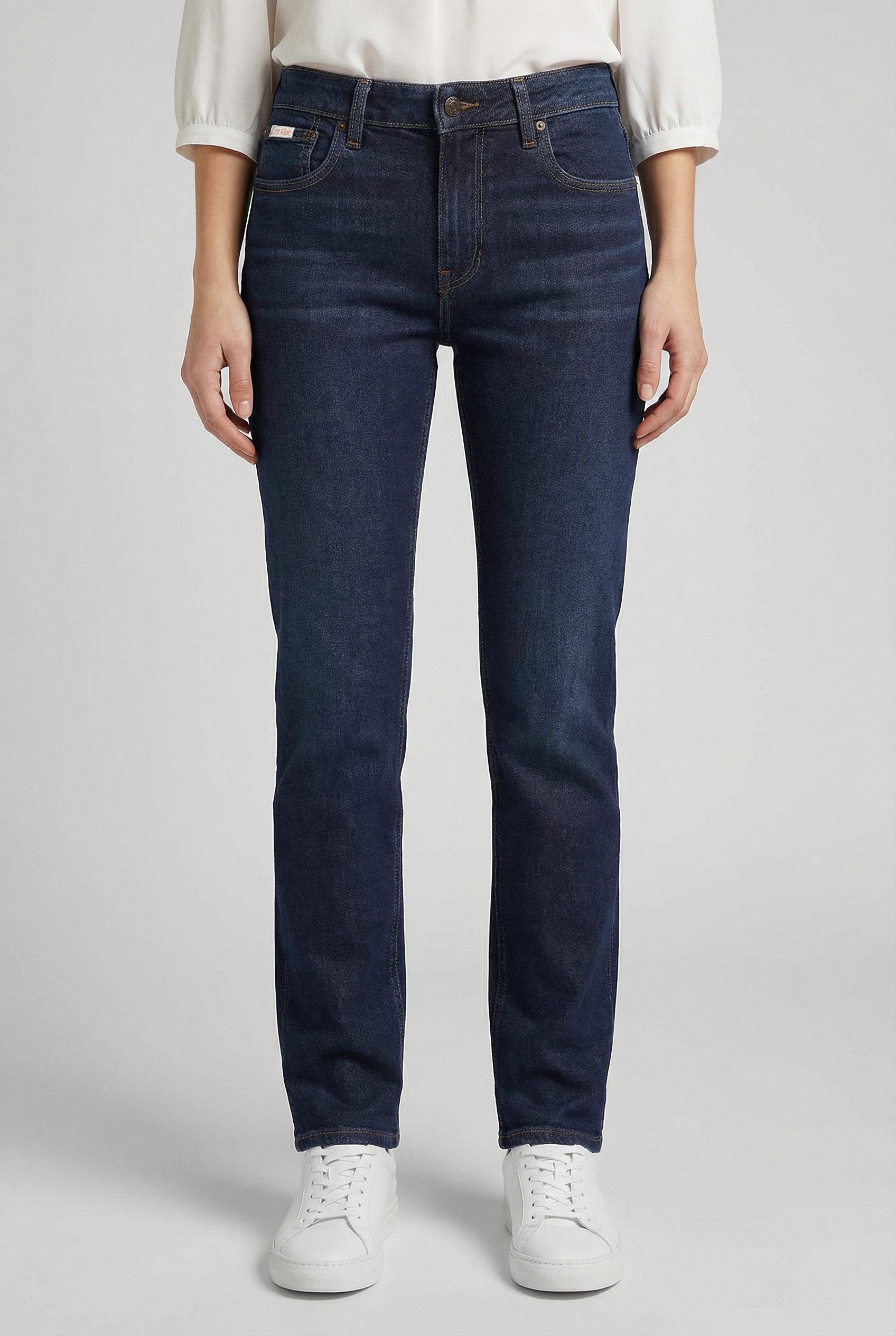 Calvin Klein Jeans Skinny-fit-Jeans MID RISE SLIM Mit Gürtelschlaufen