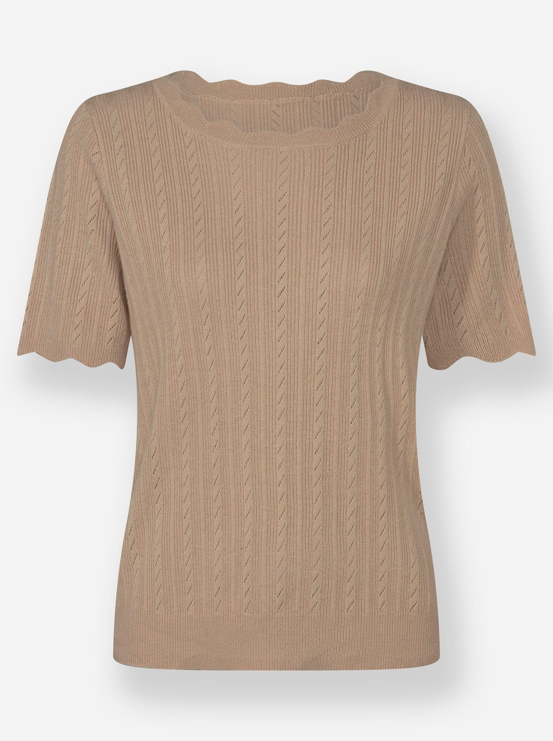 Strickpullover Kurzarm-Pullover Kurzarm