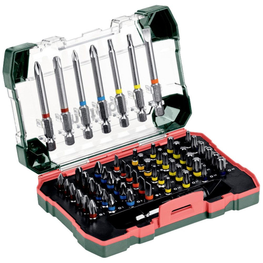 metabo Bit-Set Metabo Promotion 626702000 Bit-Set 56teilig Schlitz, Kreuzschlitz Phil