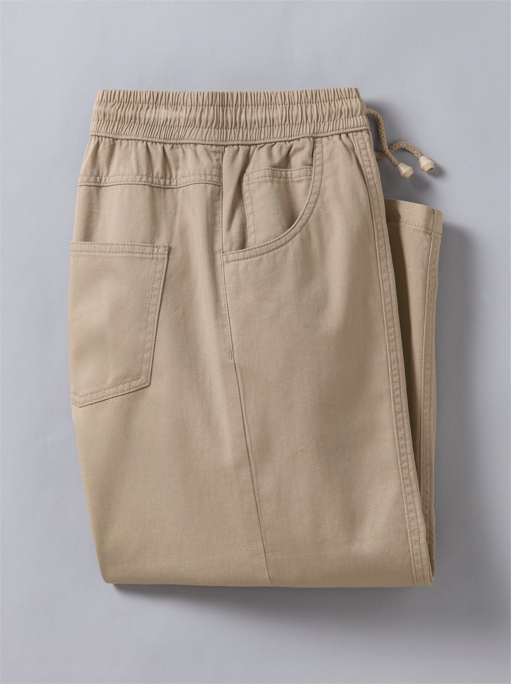 an! Sieh beige Jogginghose