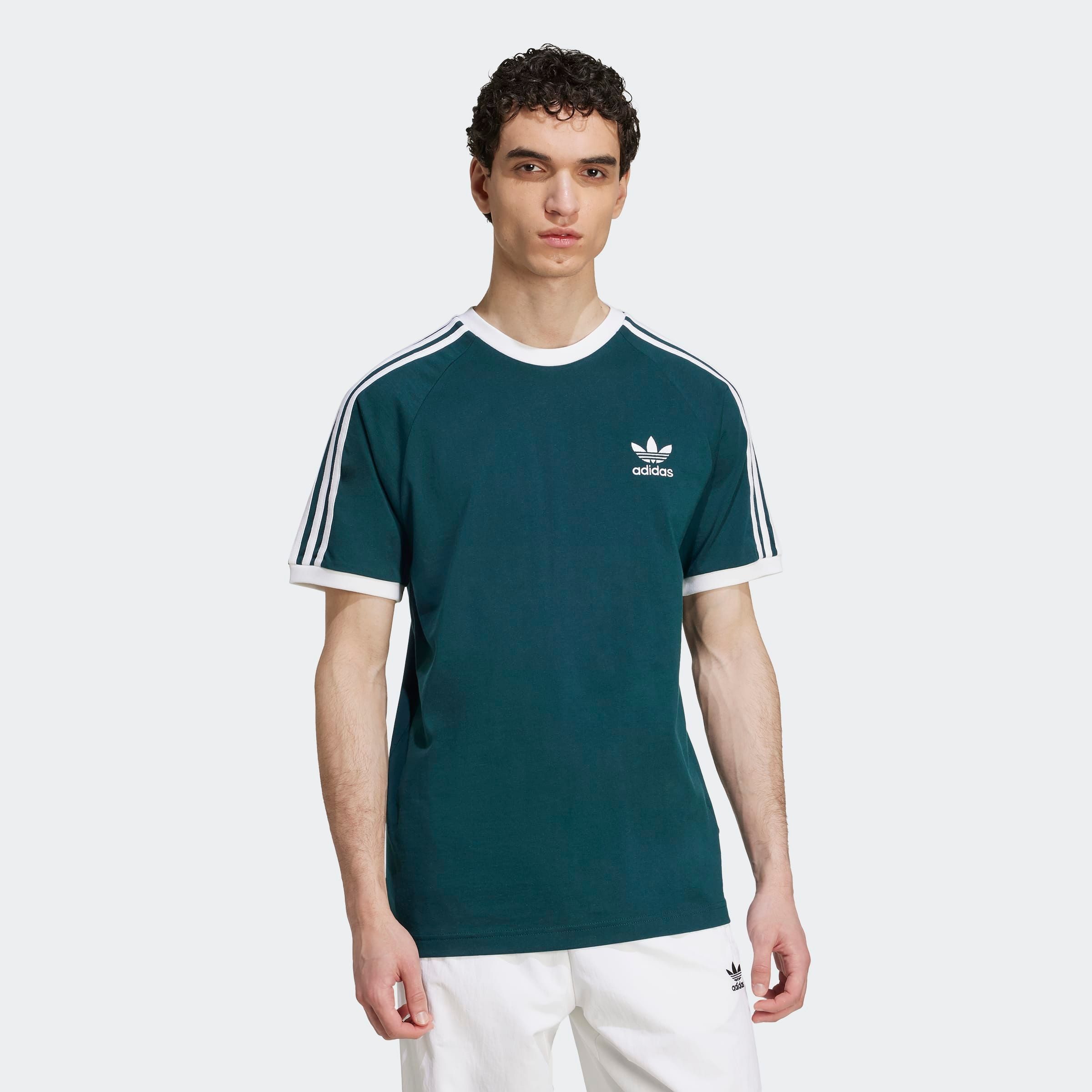 adidas Originals T-Shirt 3-STRIPES TEE schmale Passform, Kurzarm, mit kontr günstig online kaufen