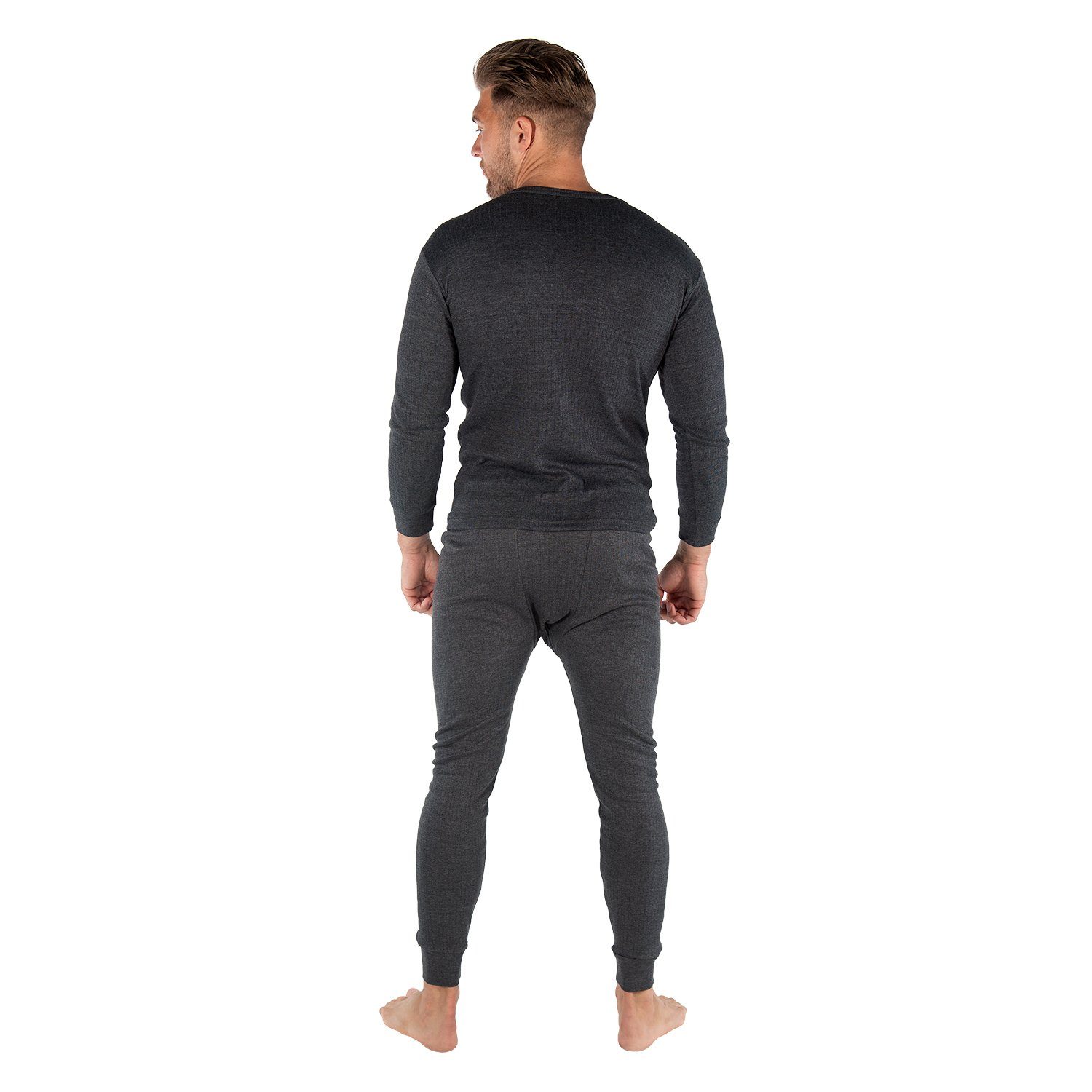 Black Snake Thermounterhemd cushy Unterhose Set + Unterhemd Anthrazit 1-St) (Set, Thermounterwäsche