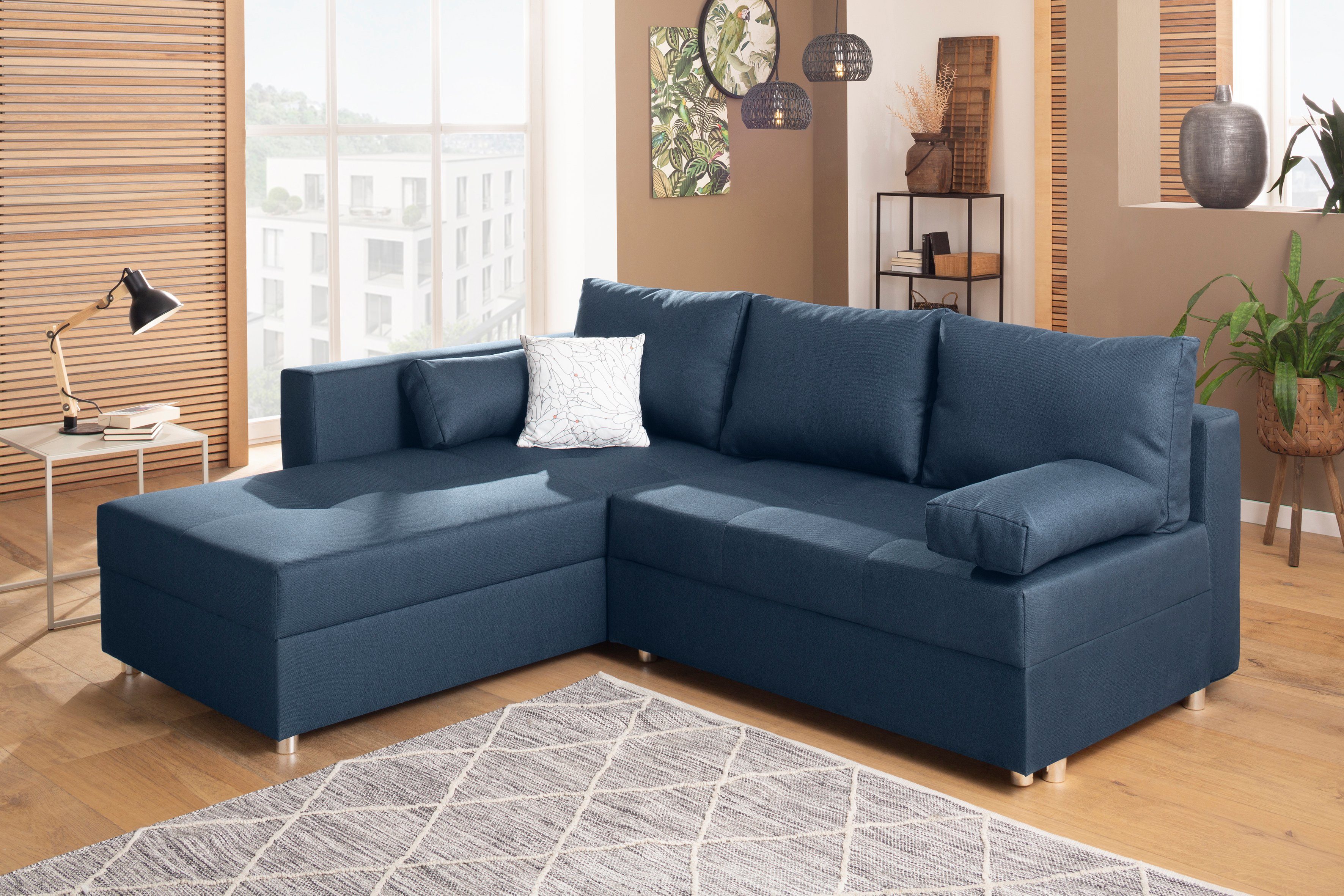 Home affaire Ecksofa Italia L-Form, mit günstig online kaufen