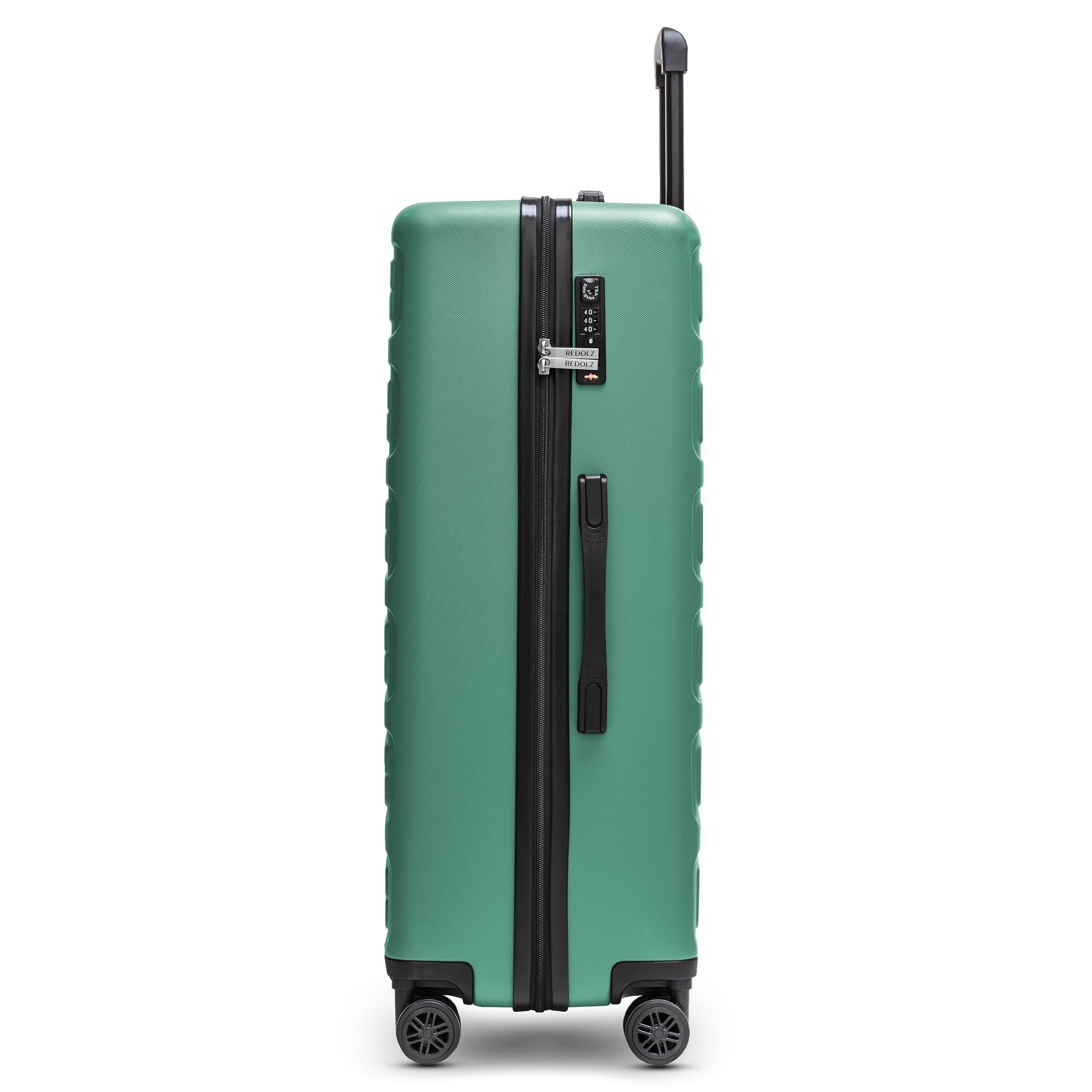 08, 2 Redolz ABS Hartschalen-Trolley 4 Essentials green-blue Rollen,