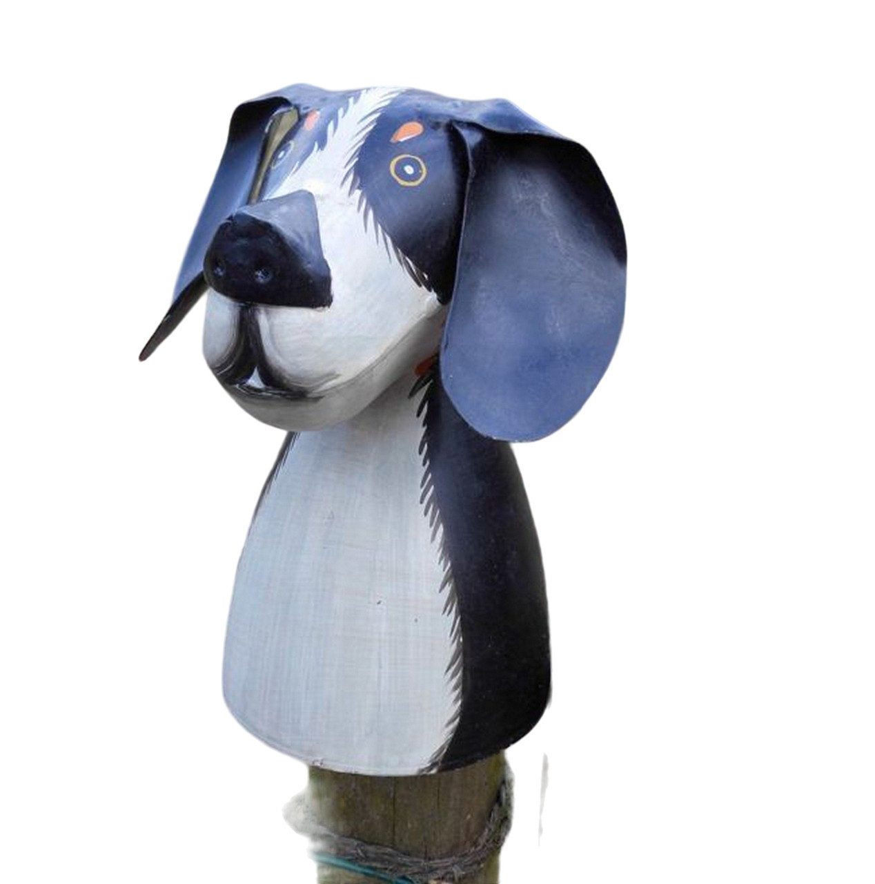 Deko-Impression Dekofigur Zaunfigur Pfahlhocker Zaunhocker Hund günstig online kaufen