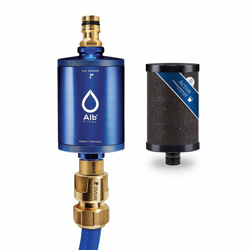 Wasserfilter Alb Filter MOBIL Active Trinkwasserfilter, Mit GEKA Anschluss