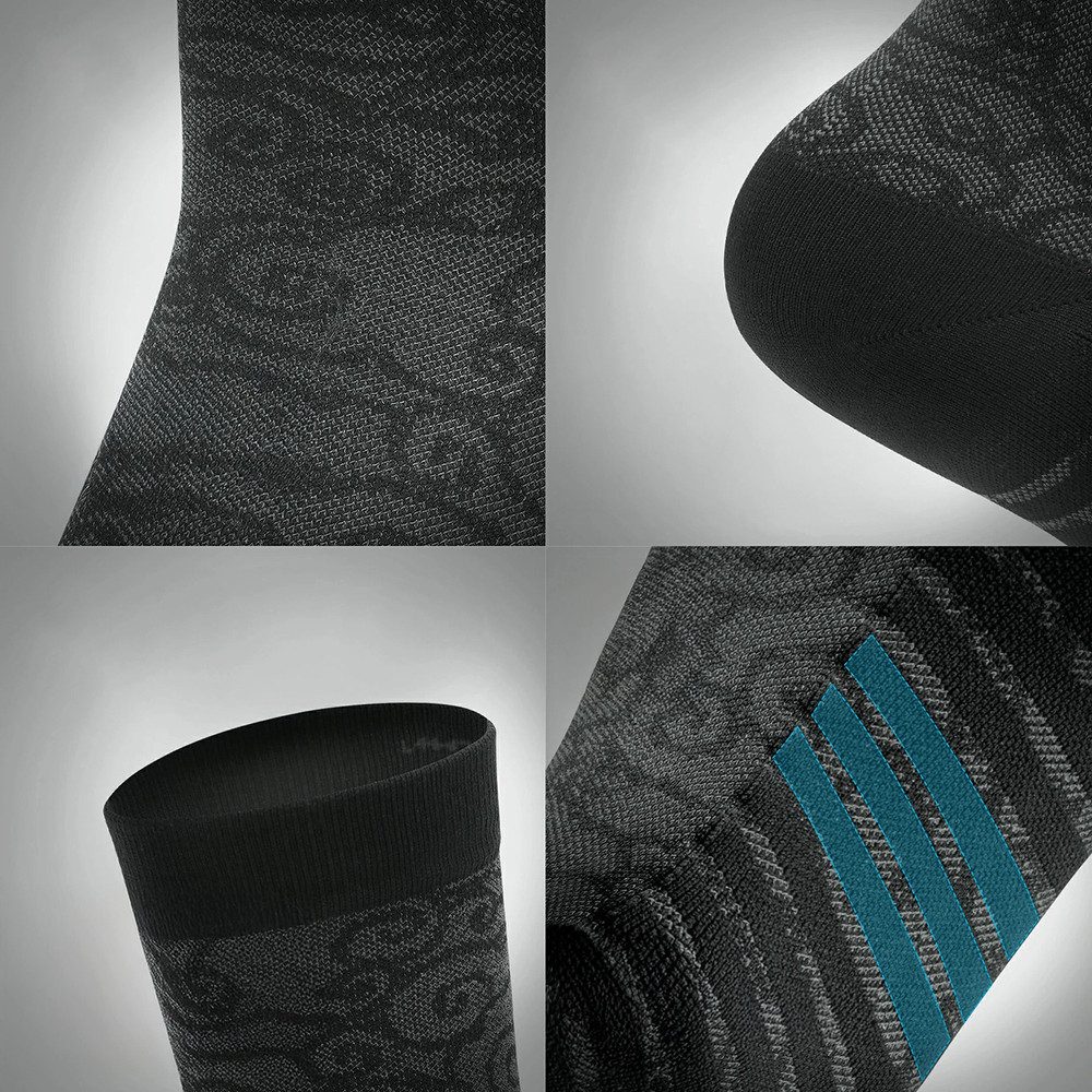ROCKBROS Sportsocken Radsocken Fahrradsocken Funktionssocken (Spar-Set, 1-Paar, 36-38) atmungsaktiv, verstärkte Ferse, rutschfeste Sohle