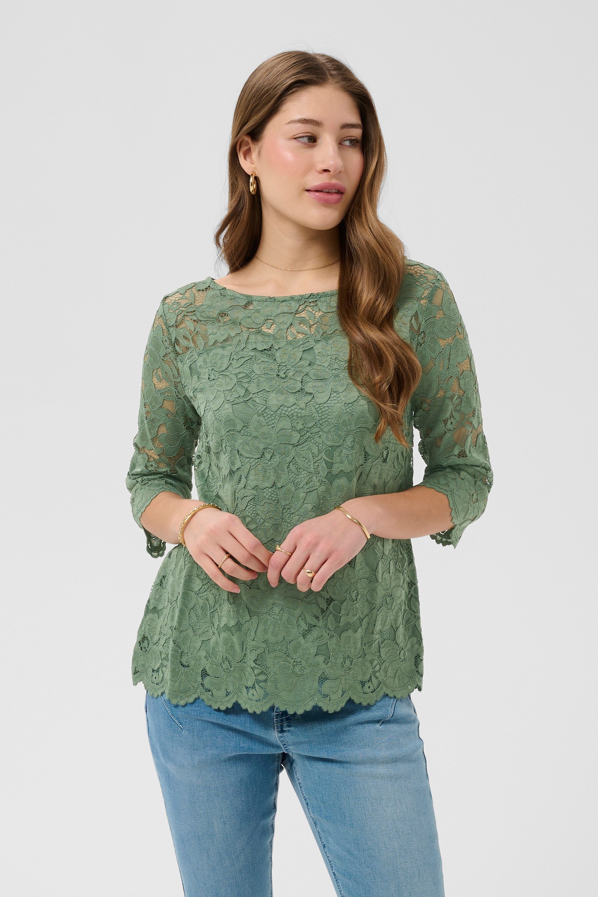 Cream Kurzarmbluse Kurzarm-Bluse CRPria