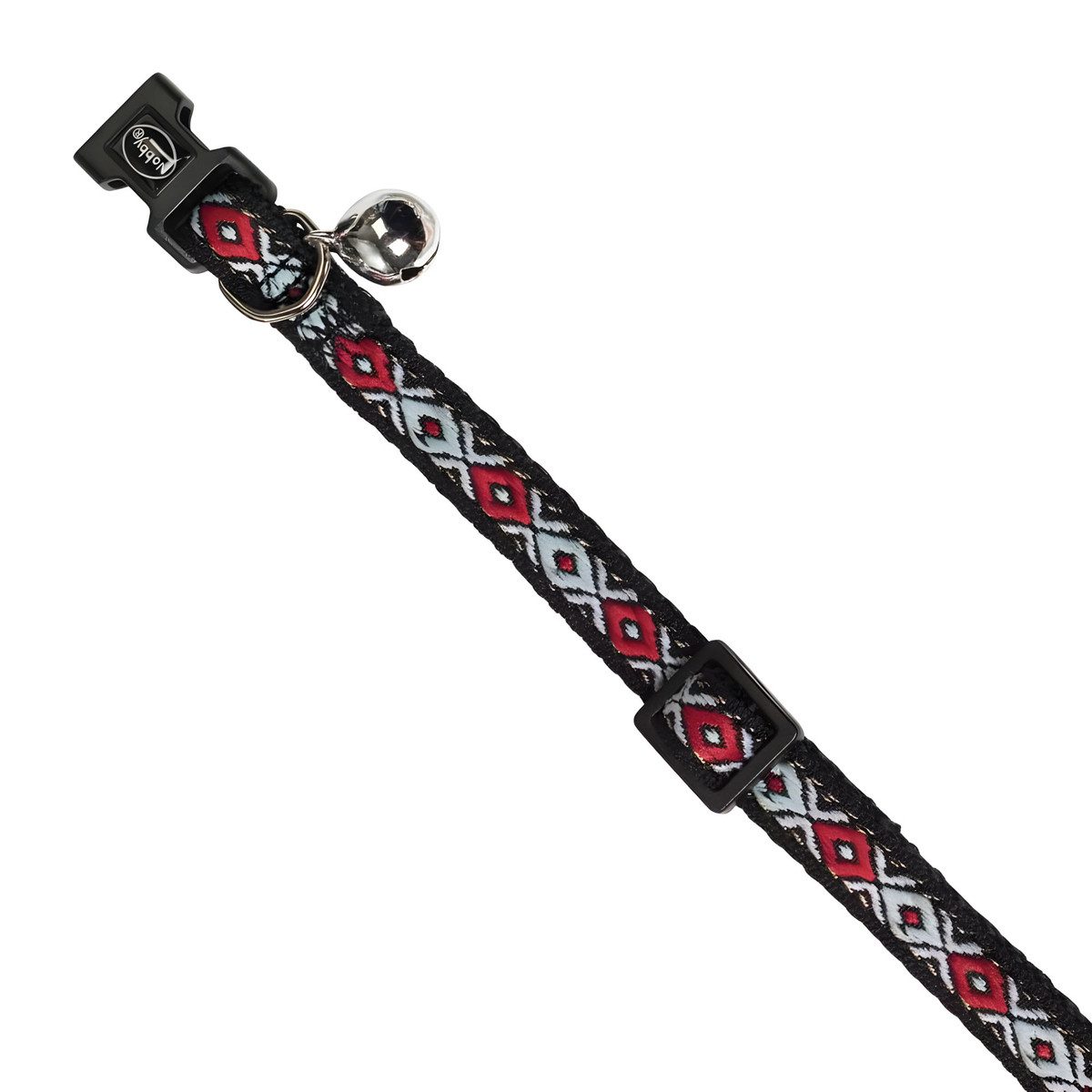 Nobby Katzen-Halsband Katzenhalsband Rhombus schwarz
