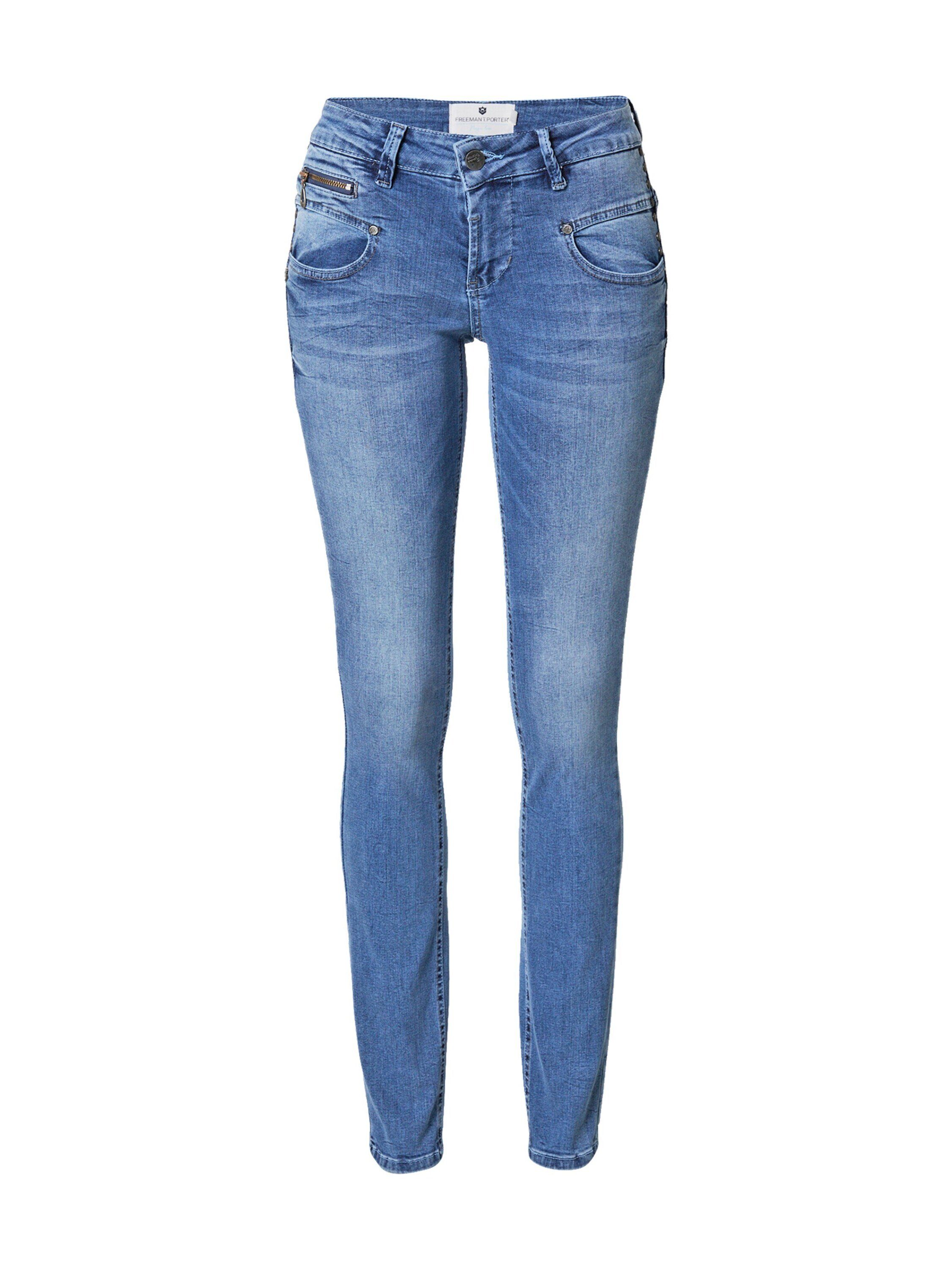 Freeman T. Porter Slim-fit-Jeans Alexa (1-tlg) Plain/ohne Details,  Gürtelschlaufen