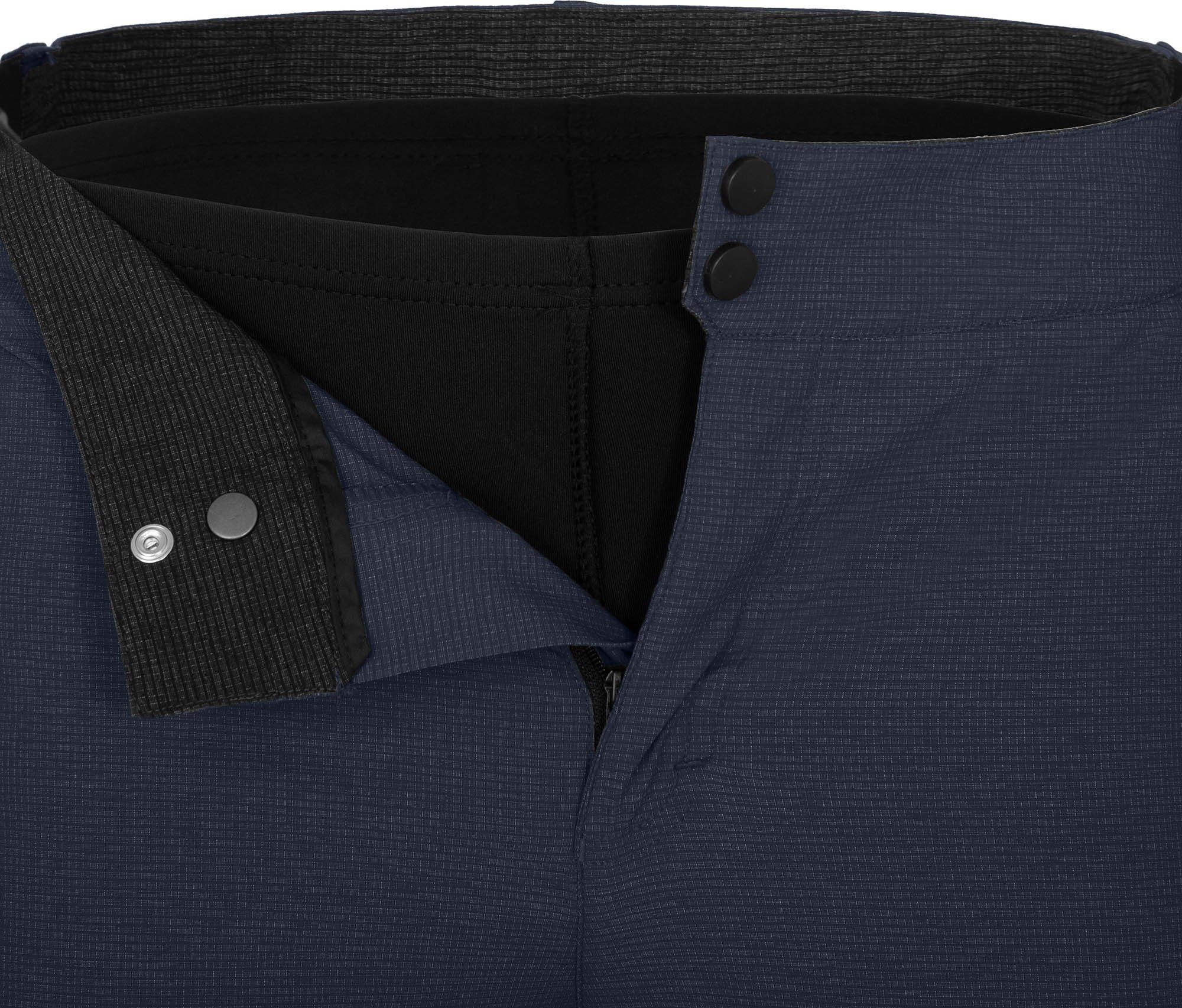 Fahrradhose PORVOO Capri (mit gepolsterter Innenhose) Herren 3/4 Radhose, robust, elastisch, Normalgrößen, Nacht blau