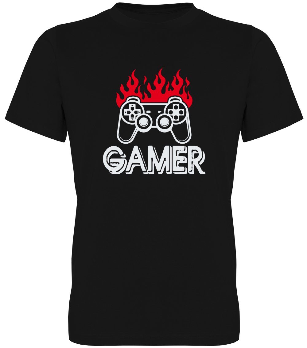 Ggraphics TShirt Gamer Herren TShirt, mit trendigem Frontprint