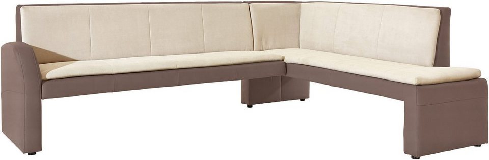 exxpo - sofa fashion Eckbank Cortado, Frei im Raum stellbar, Sitz und  Rücken gepolstert