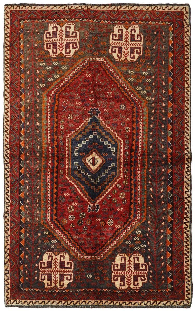 151x243 Höhe: Nain Trading, 10 Orientteppich Orientteppich Shiraz mm / Perserteppich, Handgeknüpfter rechteckig,