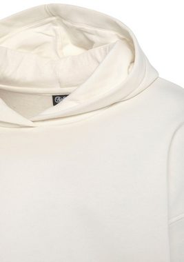Buffalo Hoodie -Kapuzensweatshirt mit Rückenprint und Rippbündchen, Loungeanzug