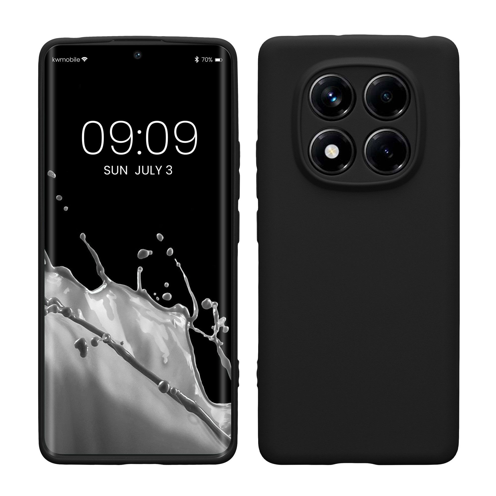 kwmobile Handyhülle Handyhülle für Xiaomi Redmi Note 14 Pro 4G Hülle, Weiches Handy Silikon Case - Schutzhülle Cover