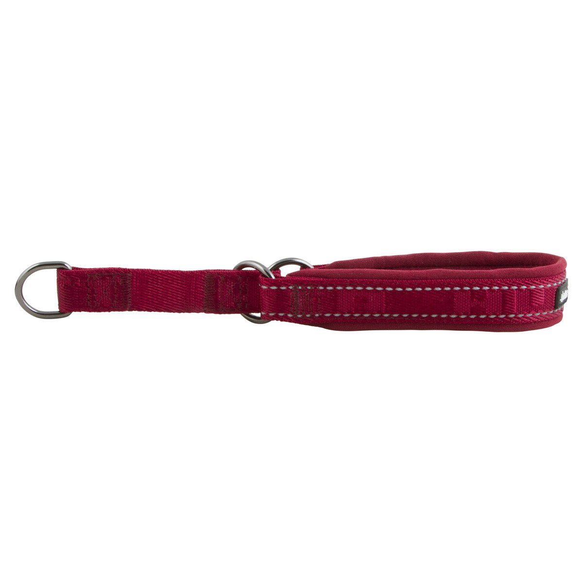 HURTTA Hunde-Halsband Casual Padded Zugstop Halsband weinrot