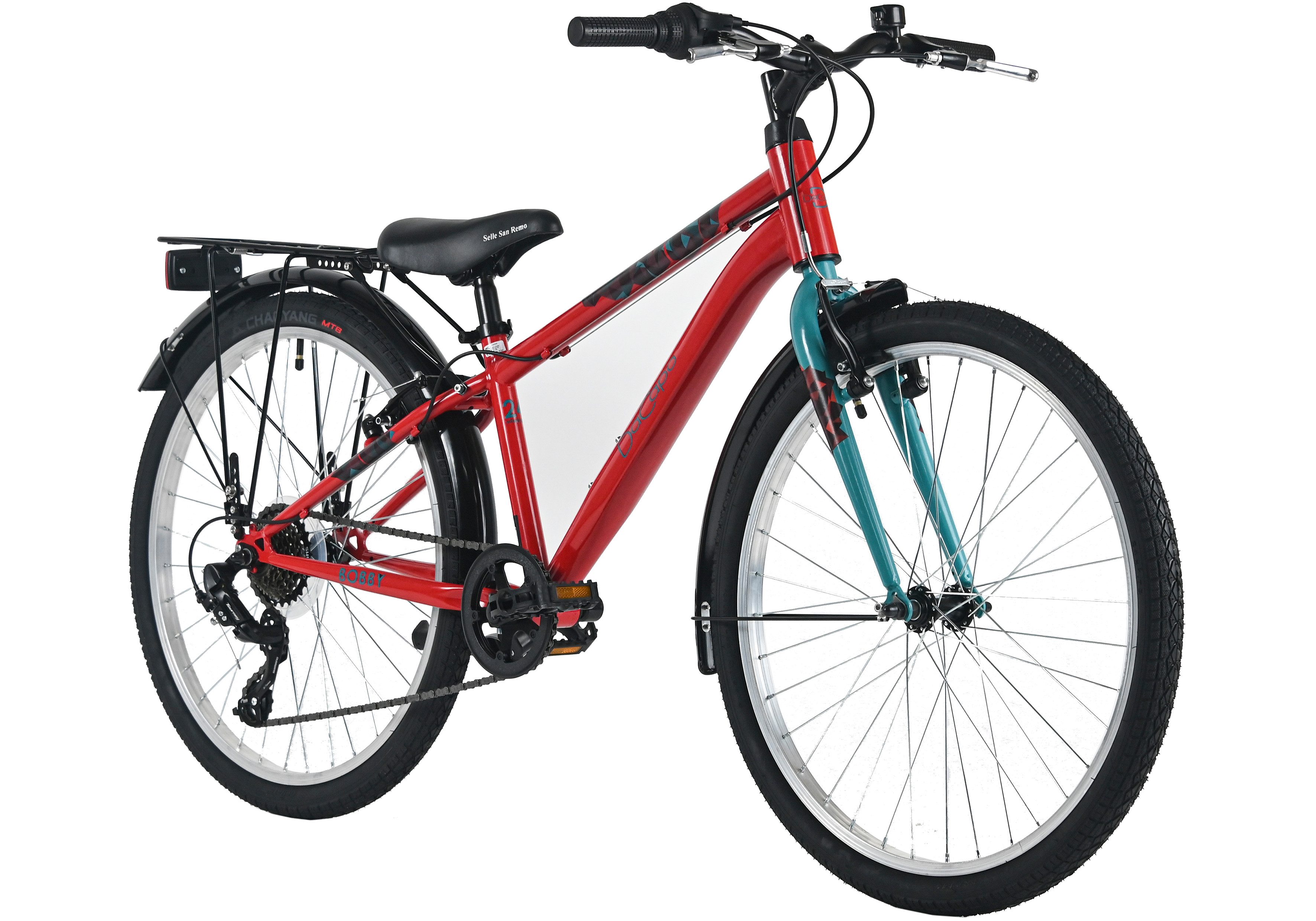 Dacapo Kinderfahrrad DaCapo Kinderfahrrad 24" Bobby 7 Gänge - Ab 8 Jahre, 7 Gang, Kettenschaltung
