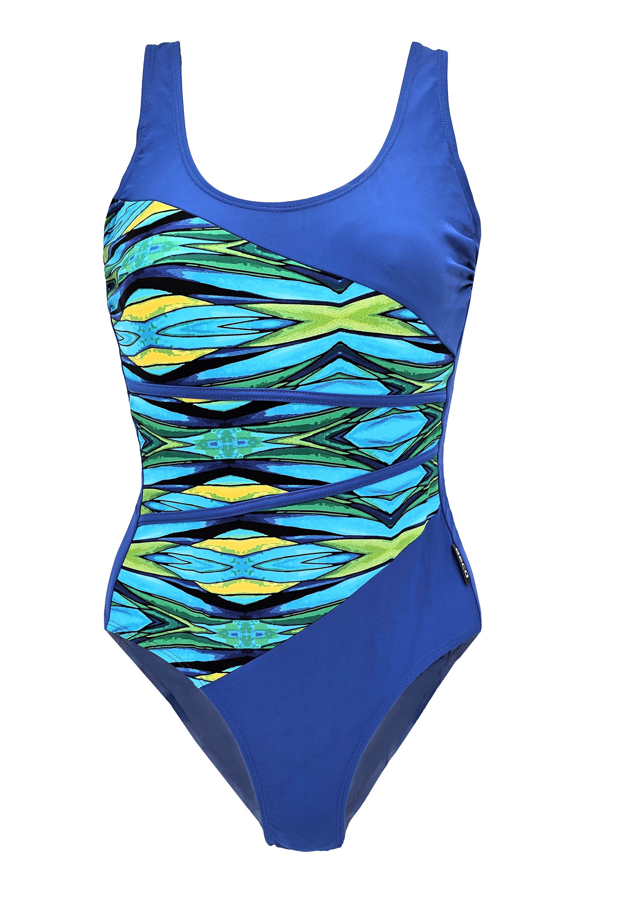 BECO BEERMANN Badeanzug Blue Lagoon (1-St) mit Powermesh-Frontmieder für einen attraktiven Shaping-Effekt mehr