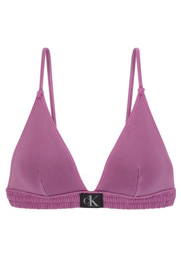 Calvin Klein Swimwear Triangel-Bikini-Top, in Used-Optik