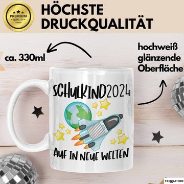 Trendation Tasse Trendation - Schulkind 2024 Einschulung Mädchen Junge Geschenk