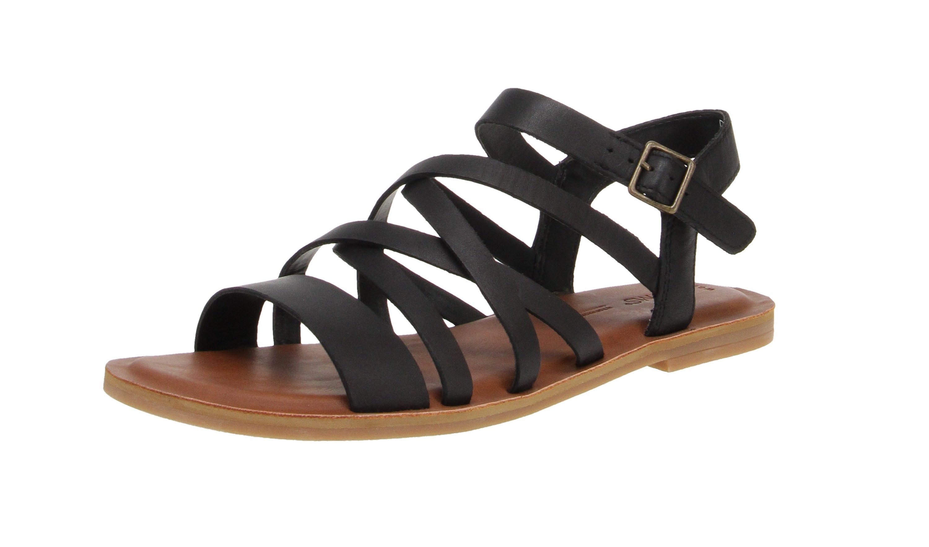 Toms 10019745 Sephina - Damen Schuhe Sandaletten - Black Sandale