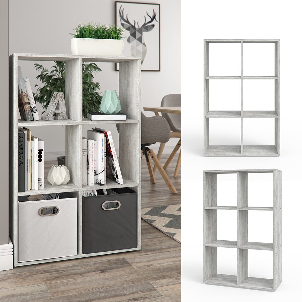 Vicco Raumteiler Karree, Beton, 72 x günstig online kaufen