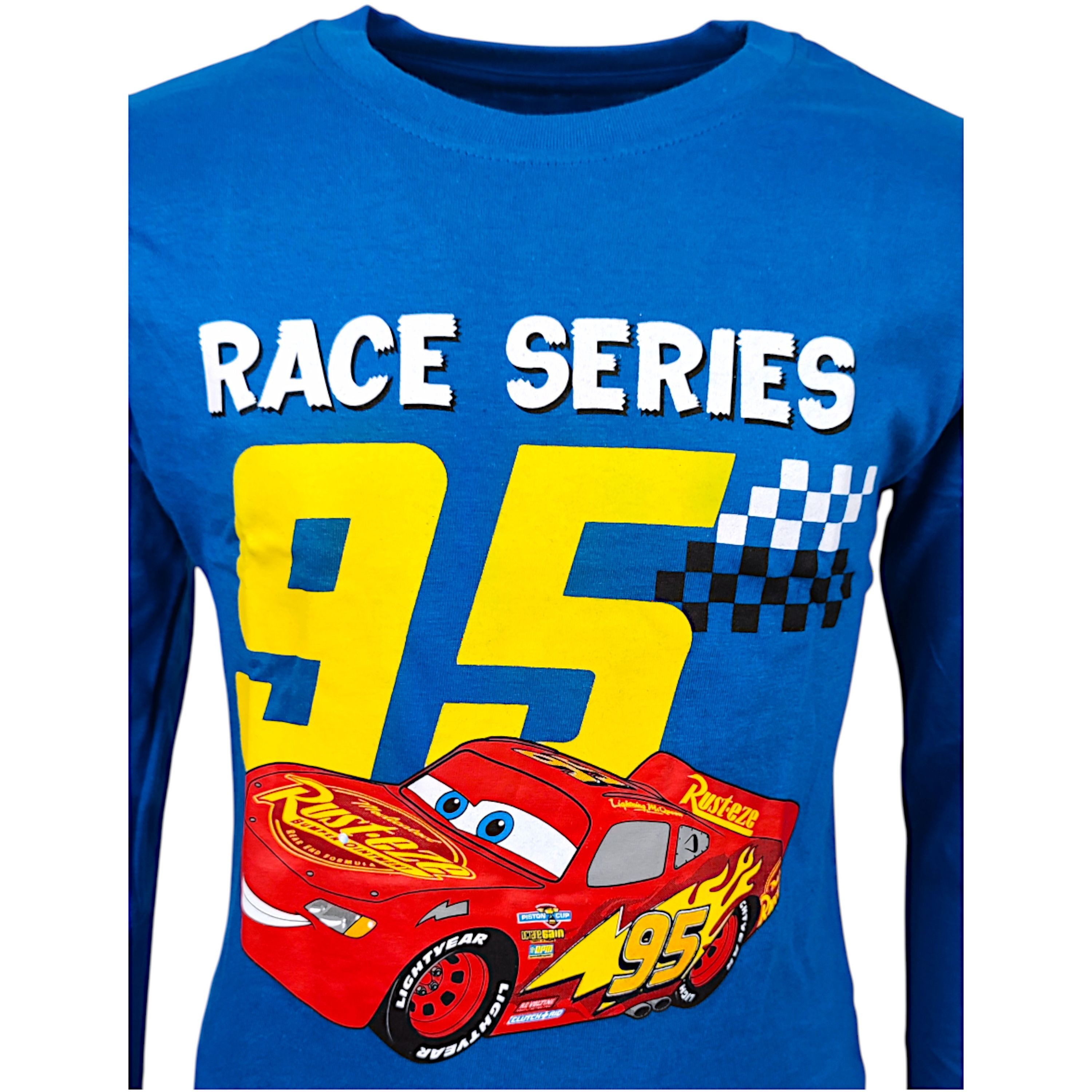 Disney Cars Langarmshirt Lightning McQueen Jungen Shirt aus Baumwolle Gr. 98 - 128 cm