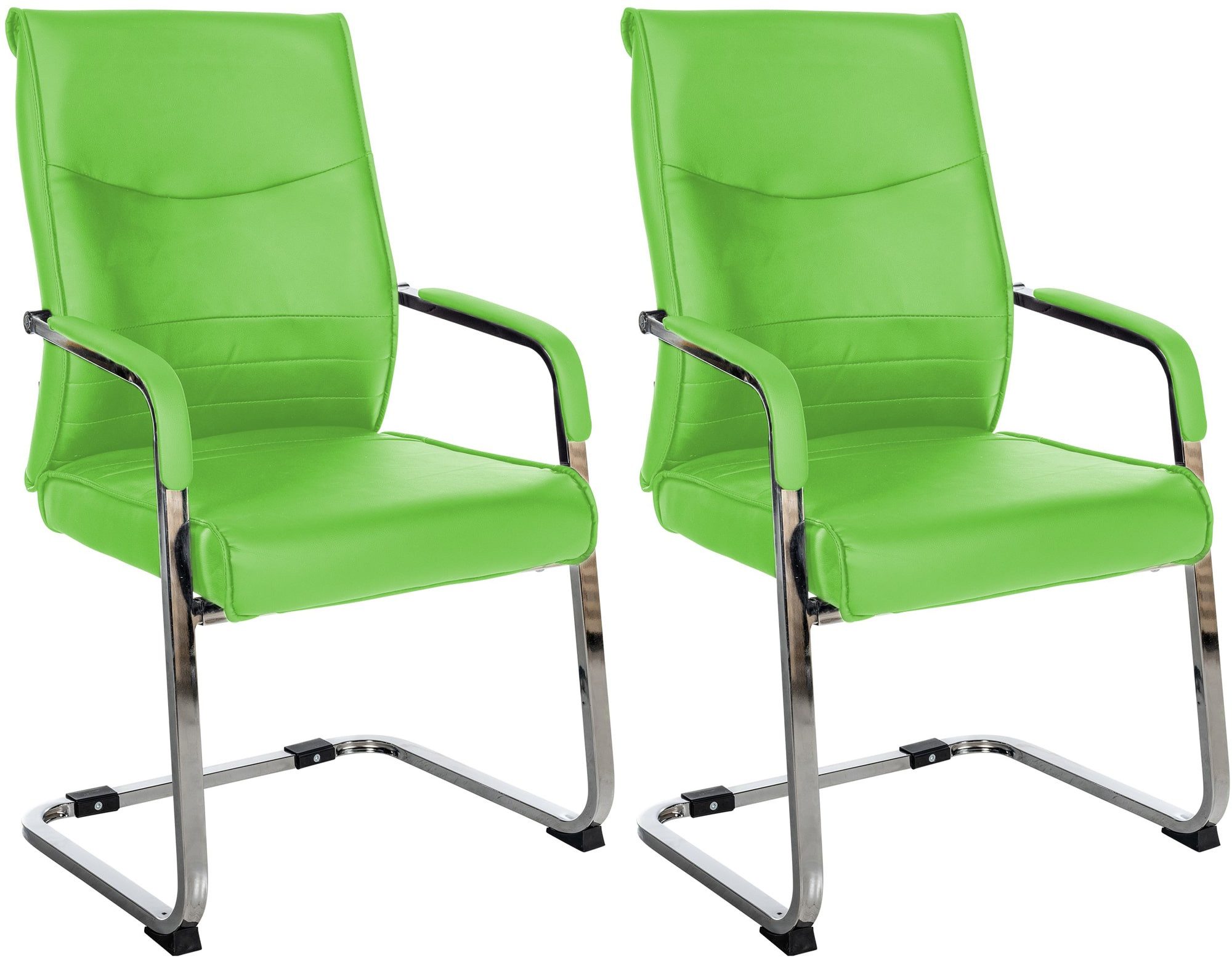 CLP Besucherstuhl Hobart (2er Set), Kunstleder günstig online kaufen