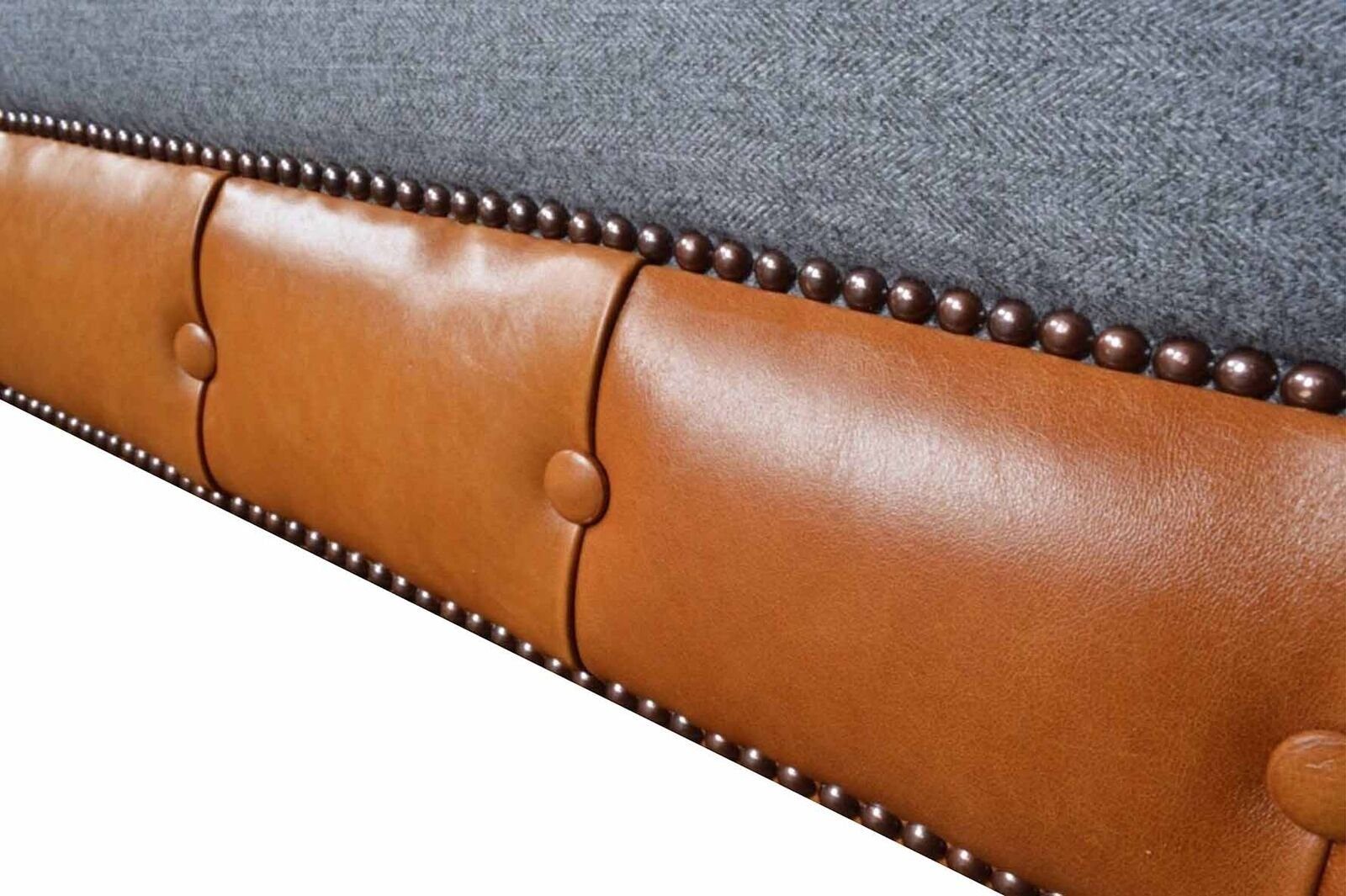 Textil Europe Sofa Chesterfield Sofas Neu, Sofa Polster 3 Couch Made Luxus JVmoebel Leder in Sitzer