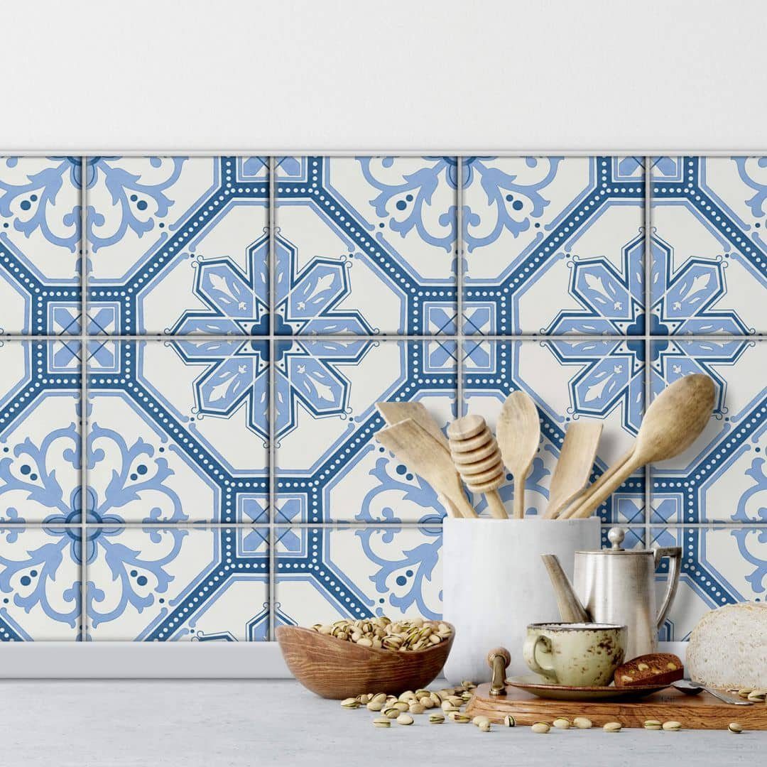 K&L Wall Art Fliesenaufkleber selbstklebend Klebefliese Sticker Holland Ornamente modern