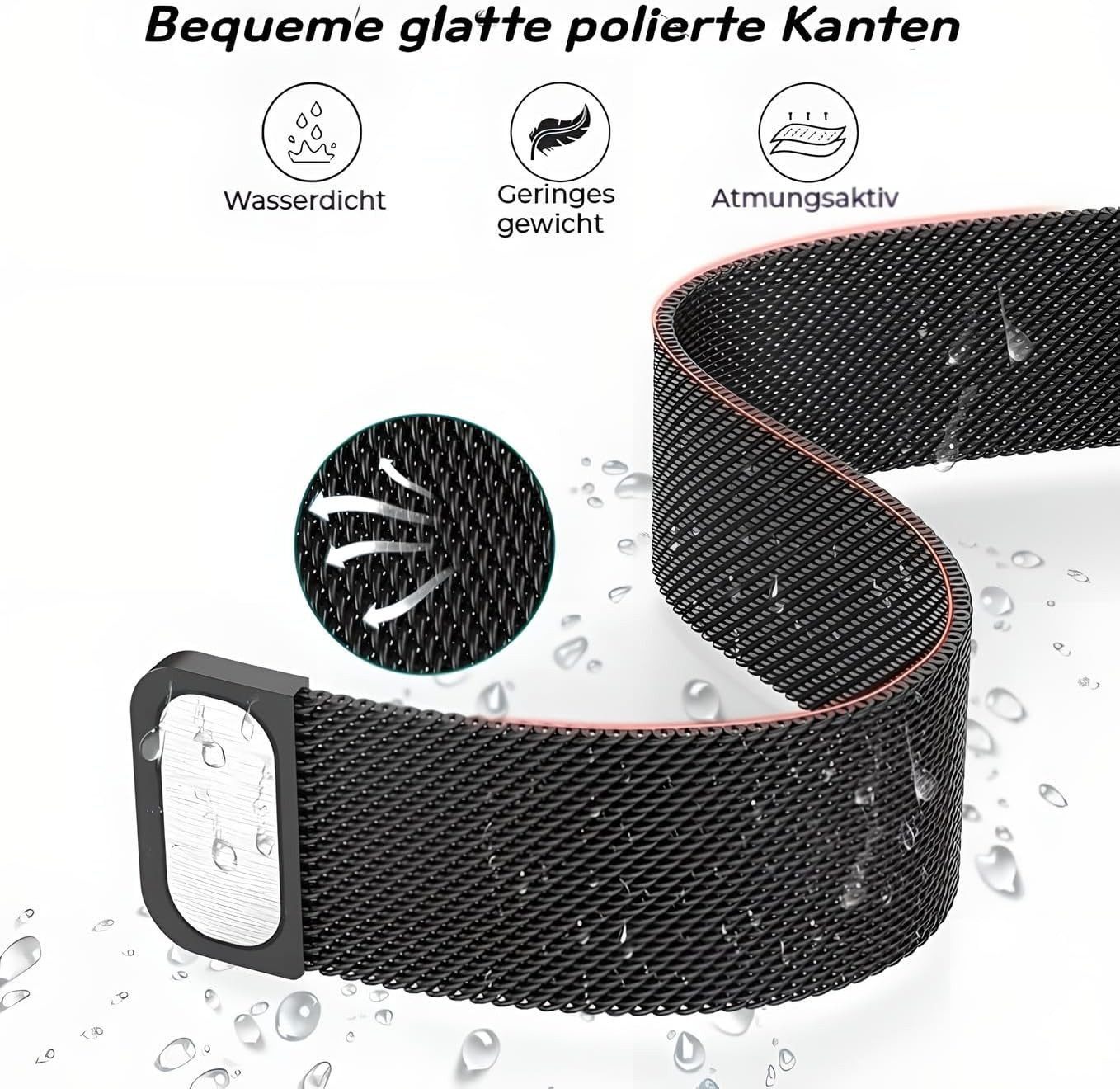Widmann-Shop Smartwatch-Armband Apple Watch Magnet Armband günstig online kaufen