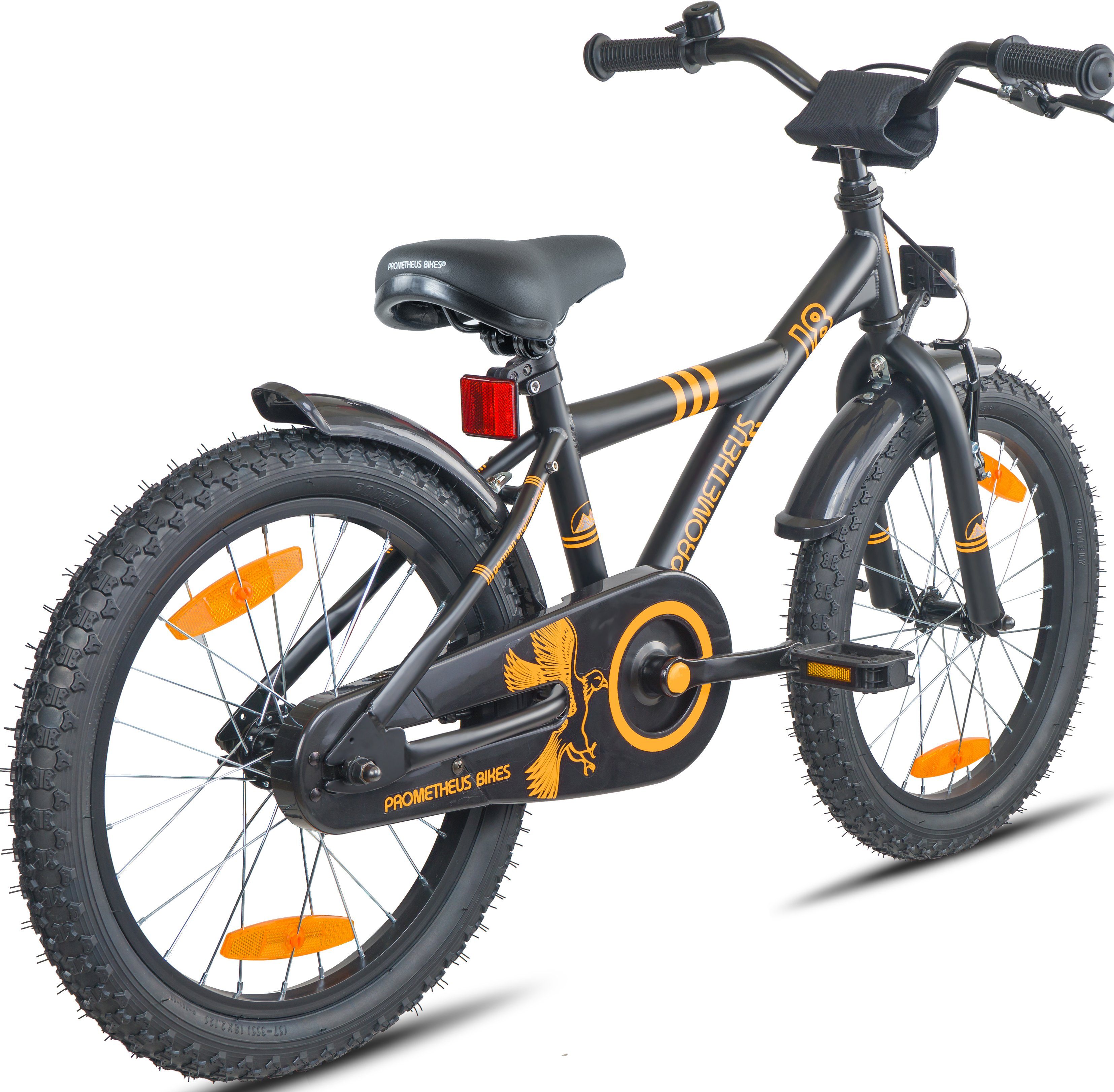 PROMETHEUS BICYCLES Kinderfahrrad BLACK Hawk, Gang, Schaltung 1 ohne