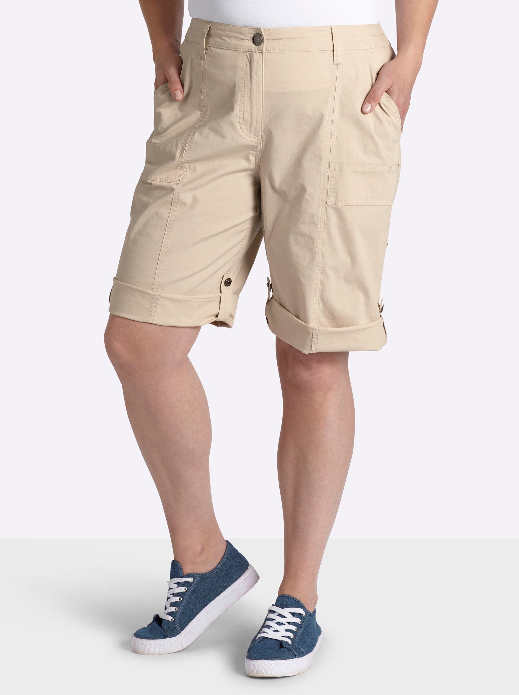 Sheego Shorts Bermuda normal